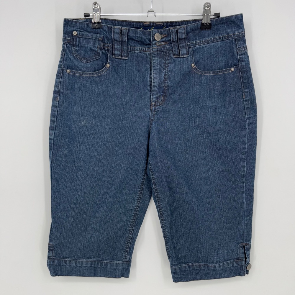 Gloria‎ Vanderbilt The Perfect Fit Relaxed Women's Denim Capris Size 6